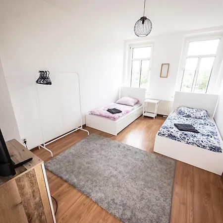 Apartment 3-room With 4 Single Beds *